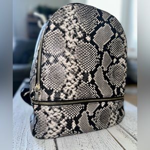 🐍 Snake Print Backpack